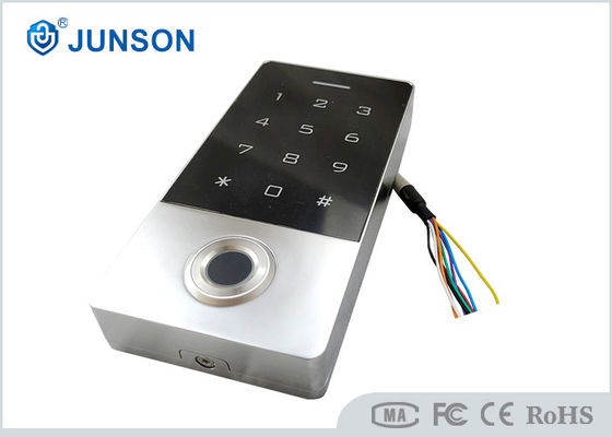 قارئ مفاتيح RFID المقاوم للماء القوي مع التعرف على بصمات الأصابع البيومترية - 24VDC
