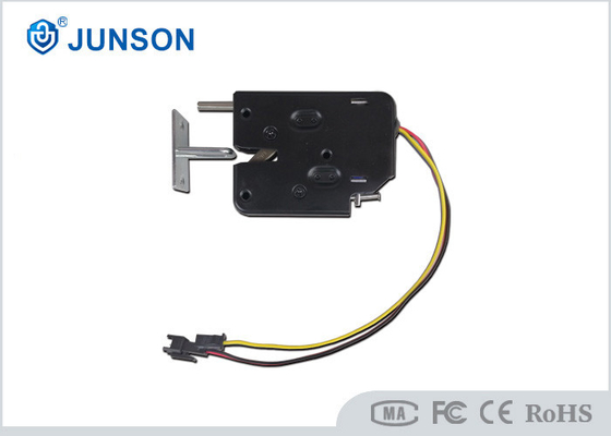 12V / 24V التيار المستمر قفل خزانة كهربائية صغيرة مع قطب تصميم محسّن 0.18kg/pcs