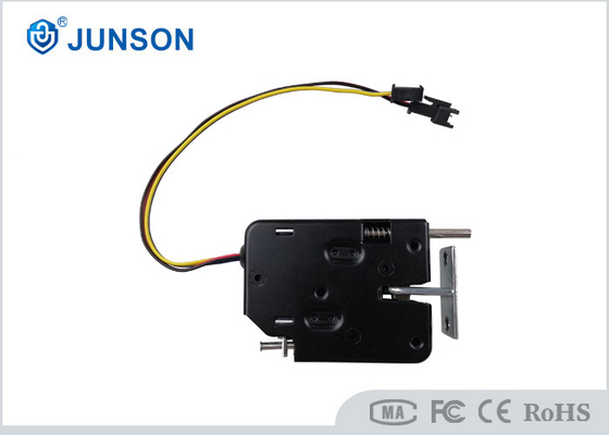 12V / 24V التيار المستمر قفل خزانة كهربائية صغيرة مع قطب تصميم محسّن 0.18kg/pcs