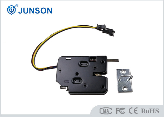 12V / 24V التيار المستمر قفل خزانة كهربائية صغيرة مع قطب تصميم محسّن 0.18kg/pcs