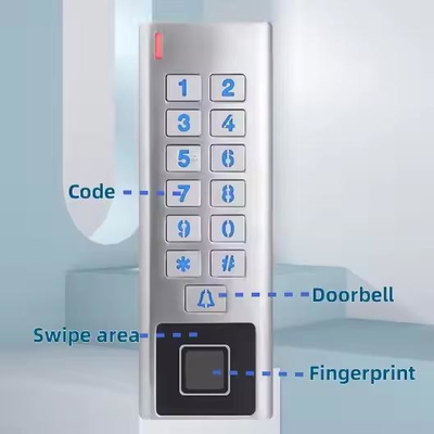 تطبيق تويا الوقائي من الماء المعدنية القضية الواي فاي RFID القفل الذكي بصمات الأصابع التحكم في الوصول