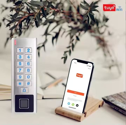 تطبيق تويا الوقائي من الماء المعدنية القضية الواي فاي RFID القفل الذكي بصمات الأصابع التحكم في الوصول