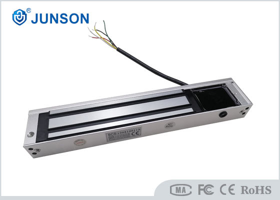 قفل باب مغناطيسي مقاوم للماء بباب واحد بجهد 12-24 فولت لوزن 280 كجم / 600 رطل IP67