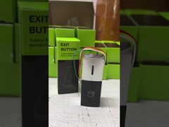 زر خروج صغير بدون لمس من سبائك الزنك، تيار مستمر 12 فولت، مقاوم للماء IP68، مع مؤشر LED