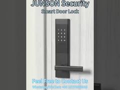 مشاهدة المعدن المعدني من سبيكة الزنك مكافحة سرقة بصمات الأصابع قفل كلمة مرور Tuya Smart Home Door Lock Demo