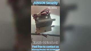 قفل خزانة كهربائي JS3031 12 فولت 24 فولت تيار مستمر