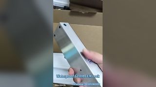 قفل مغناطيسي كهربائي مقاوم للماء 1200 رطل